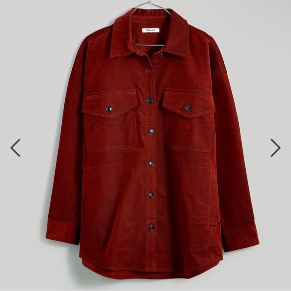 Madewell Corduroy Twill Oversized Shirt-Jacket, size M - Picture 3 of 5